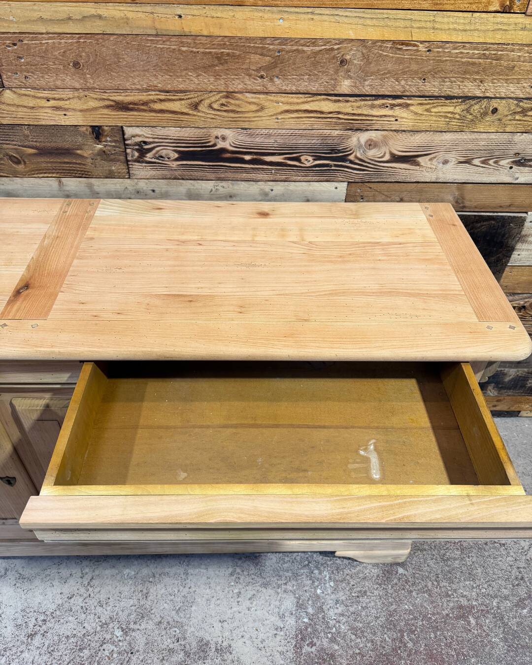 TV unit in cherry wood