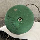 Lamp foot in gilded brass and black marble Louis XVI era around 1900