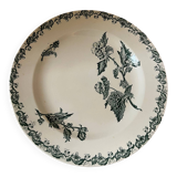 Large round serving dish Terre de Fer Richelieu St Amand