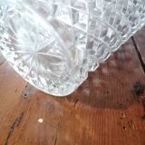 Vintage large crystal vase