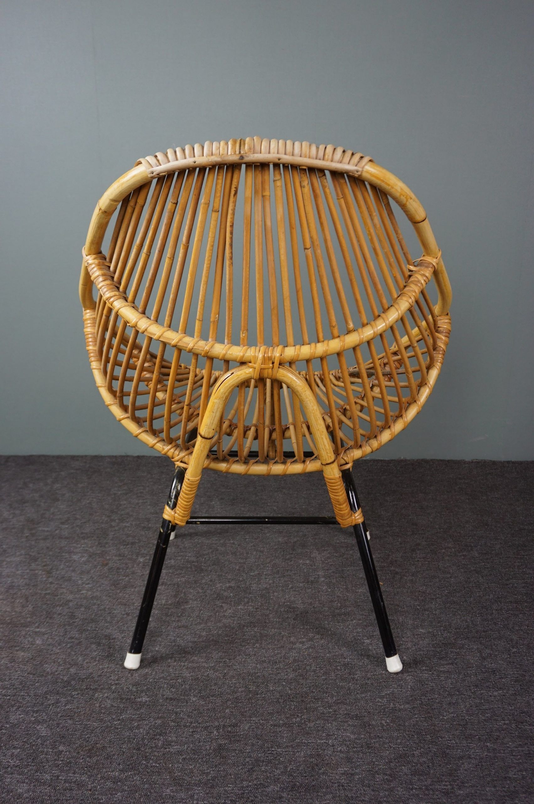 Rattan armchair by Rohé Noordwolde