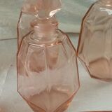 Glass dressing table filling perfume bottles powder box