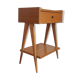 Vintage bedside table compass foot