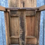 Antique solid cherry farmhouse table with 3 drawers and 1 pull out.