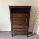 Vintage solid wood bar cabinet
