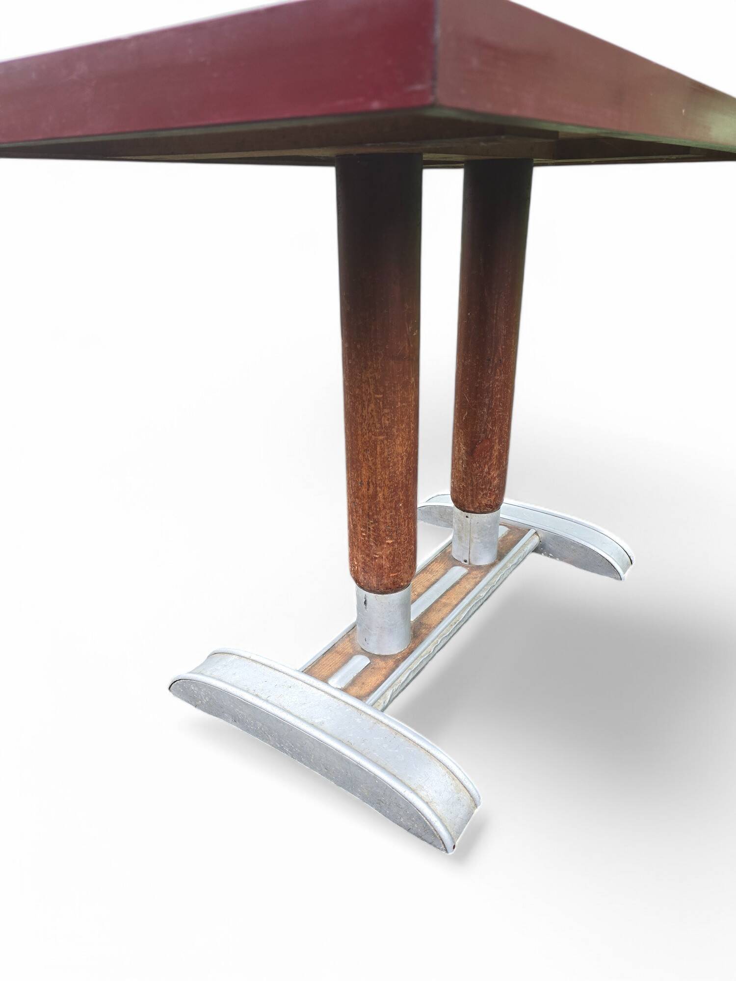 Vintage bistro table with bakelite top