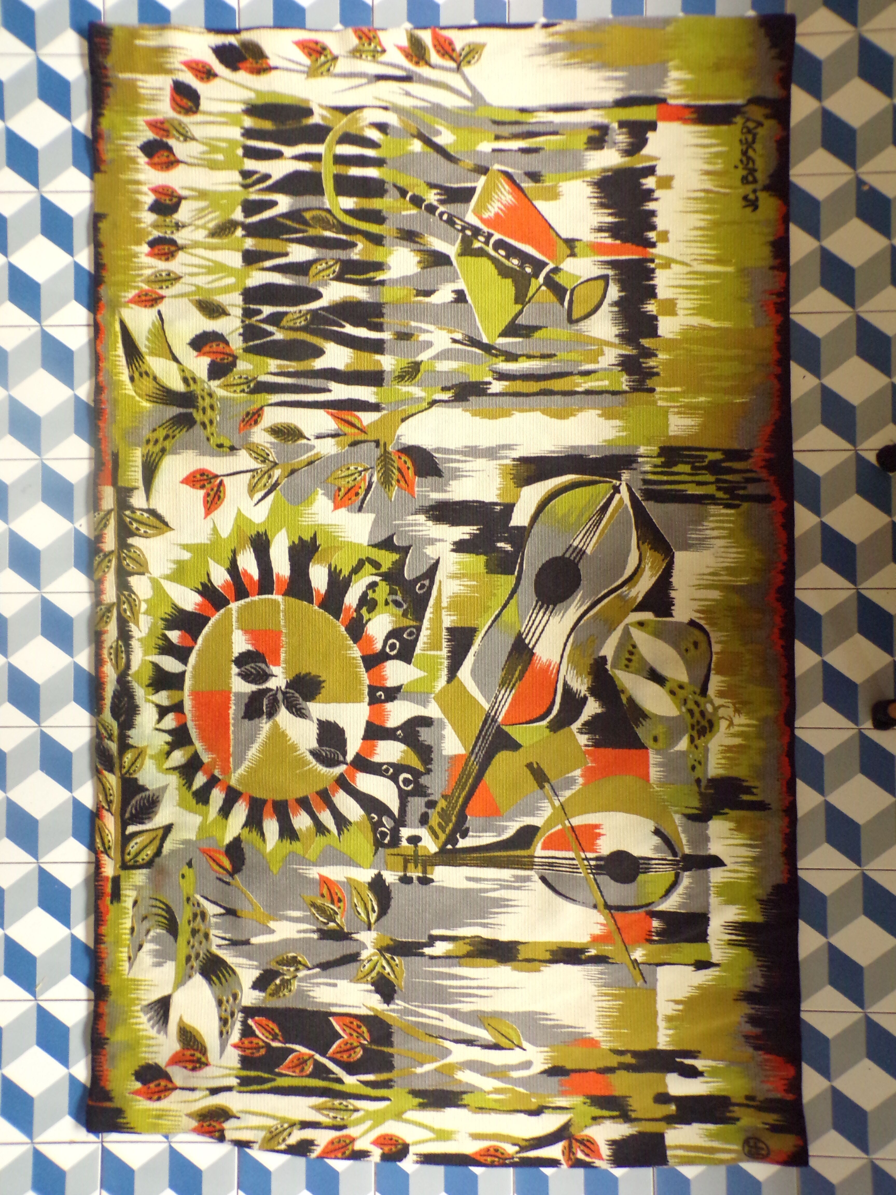 Country music tapestry by JC Bissery
