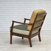 1960s, Danish armchair, furniture wool, beech wood.