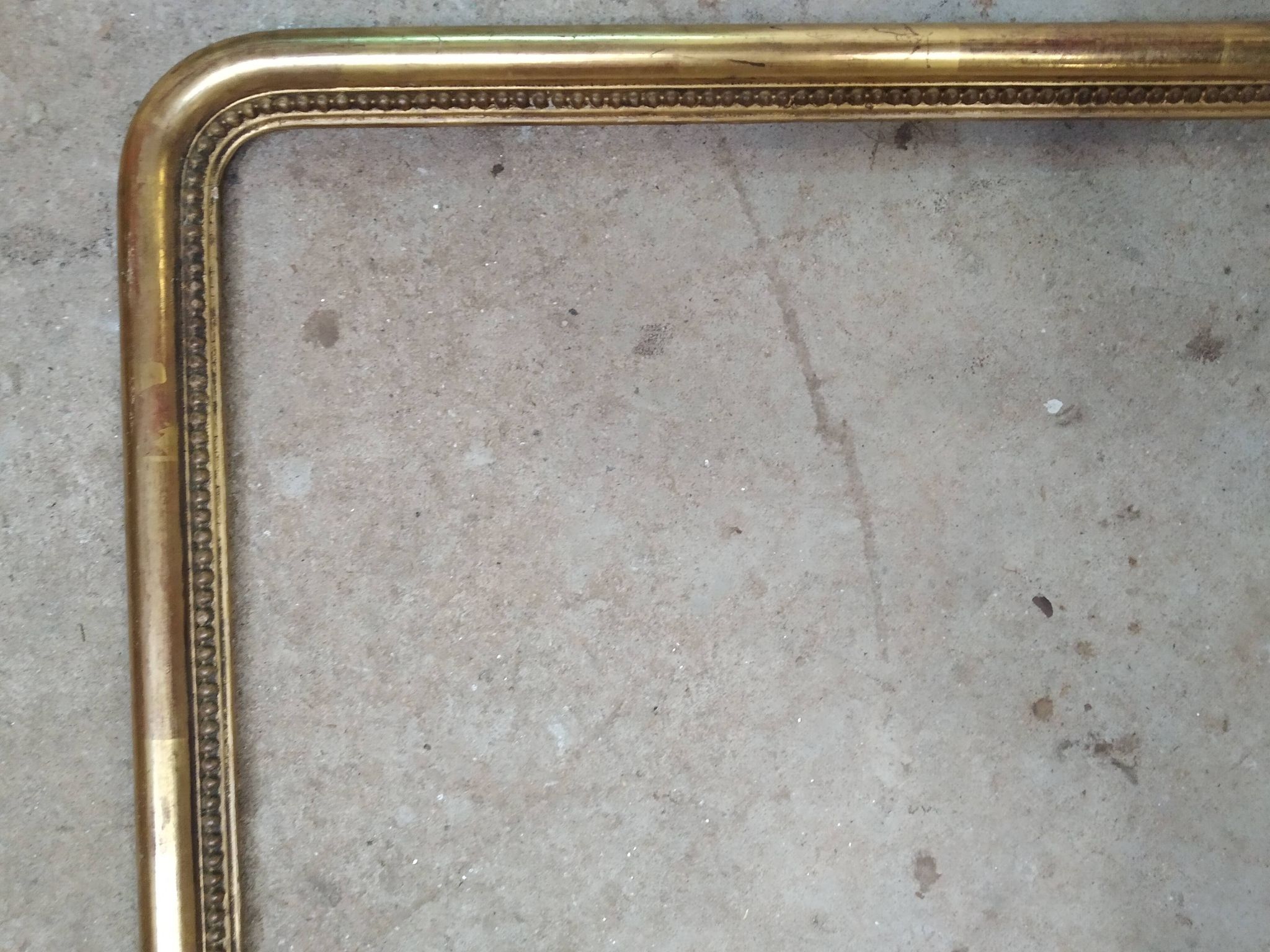 old frame napoleon III foliage 50 cm x 40 cm gilded wood