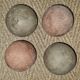 Wooden petanque balls, mid-twentieth