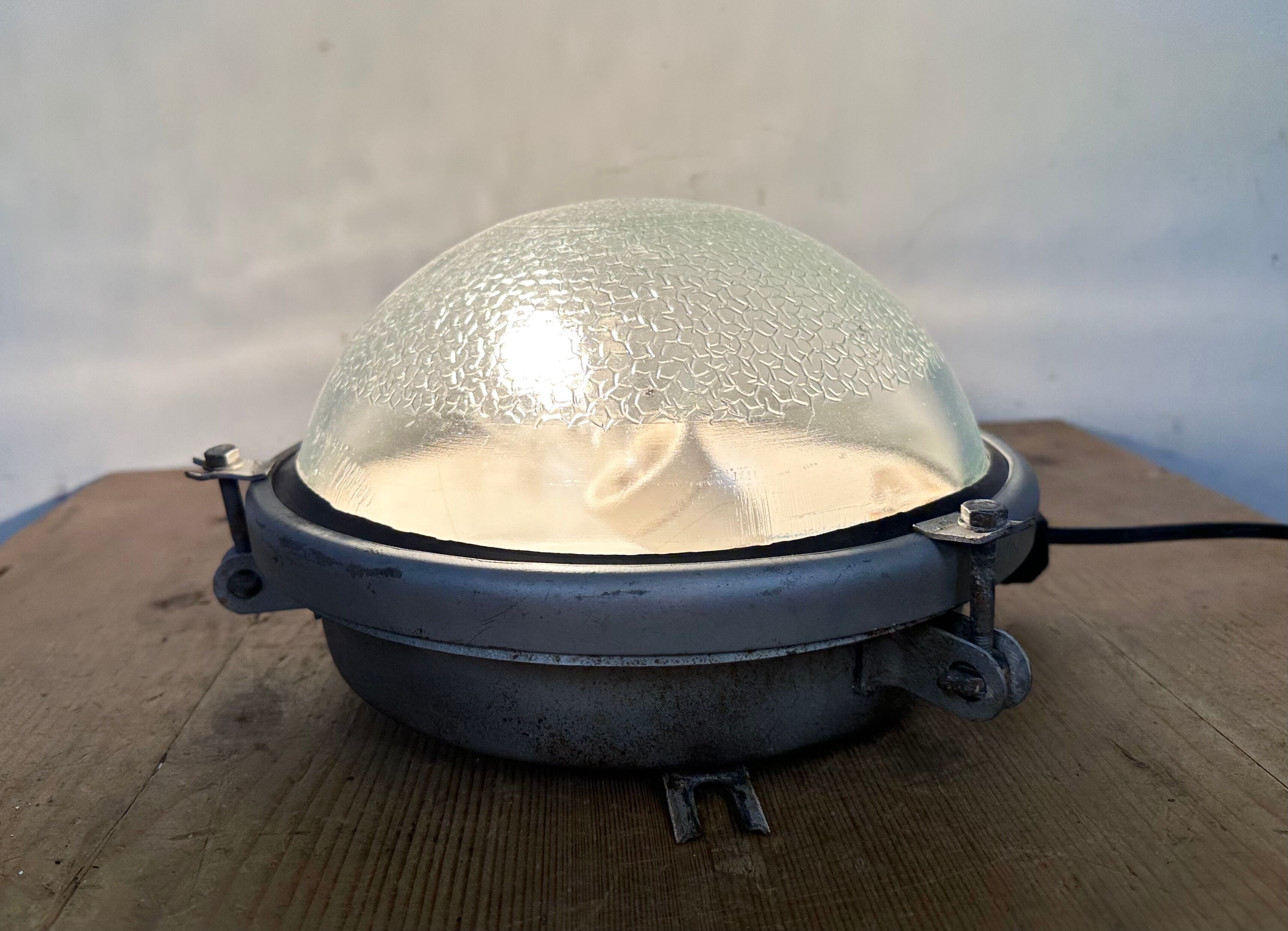 Industrial Soviet Wall or Ceiling Light, 1970s