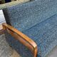 Daybed sofa from the 60s in wood and fabric