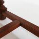 French rustic solid oak dining table 1930