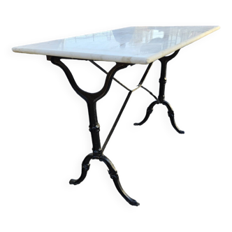 Marble top bistro table