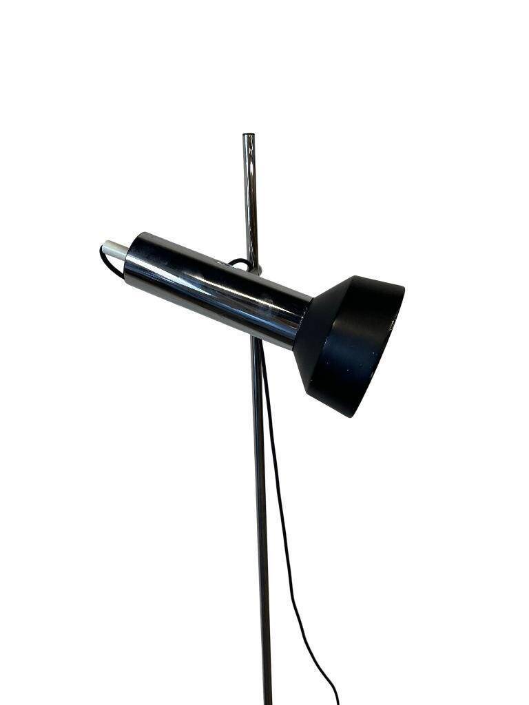 Vintage chrome floor lamp / standard lamp