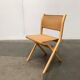 Vintage Italian folding chairs by Ilmari Tapiovaara for Olivo Italy, set of 3.