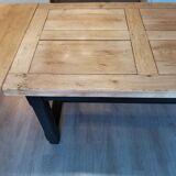Solid oak farmhouse table