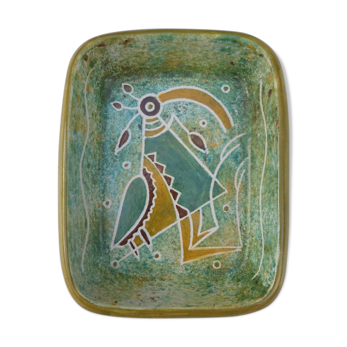 Bernard Lecuyer ceramic dish