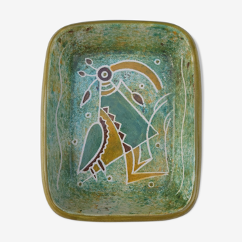 Bernard Lecuyer ceramic dish