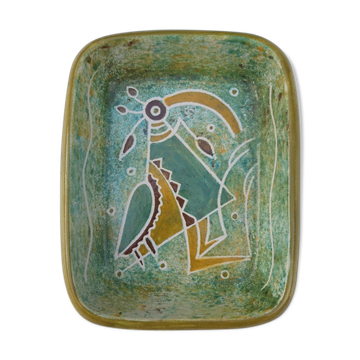 Bernard Lecuyer ceramic dish