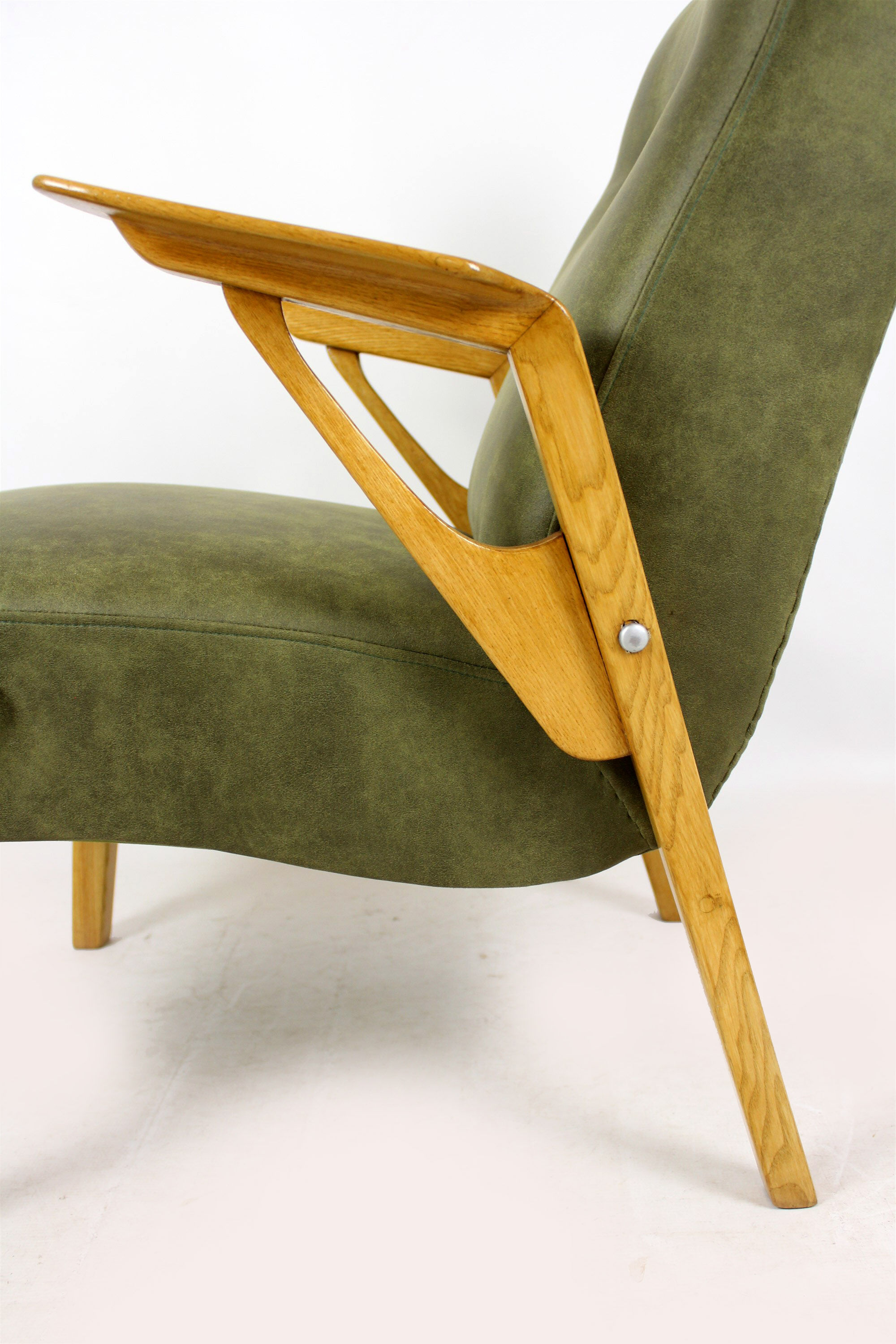 Mid-century ash armchair, 1960s