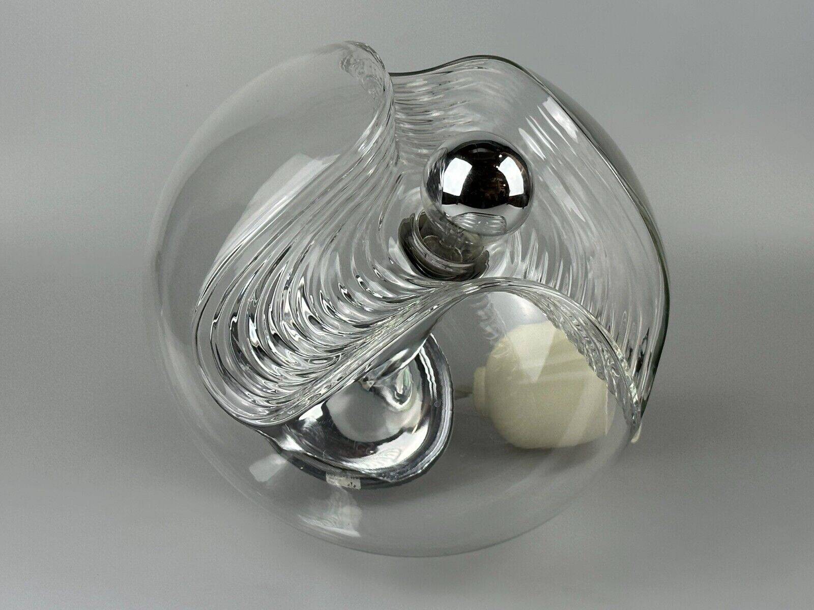 60s 70s ceiling lamp hanging lamp Peill & Putzler "Wave" Koch & Lowy Design