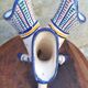Quimper earthenware tricorn vase