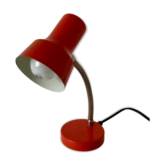 Red desk lamp