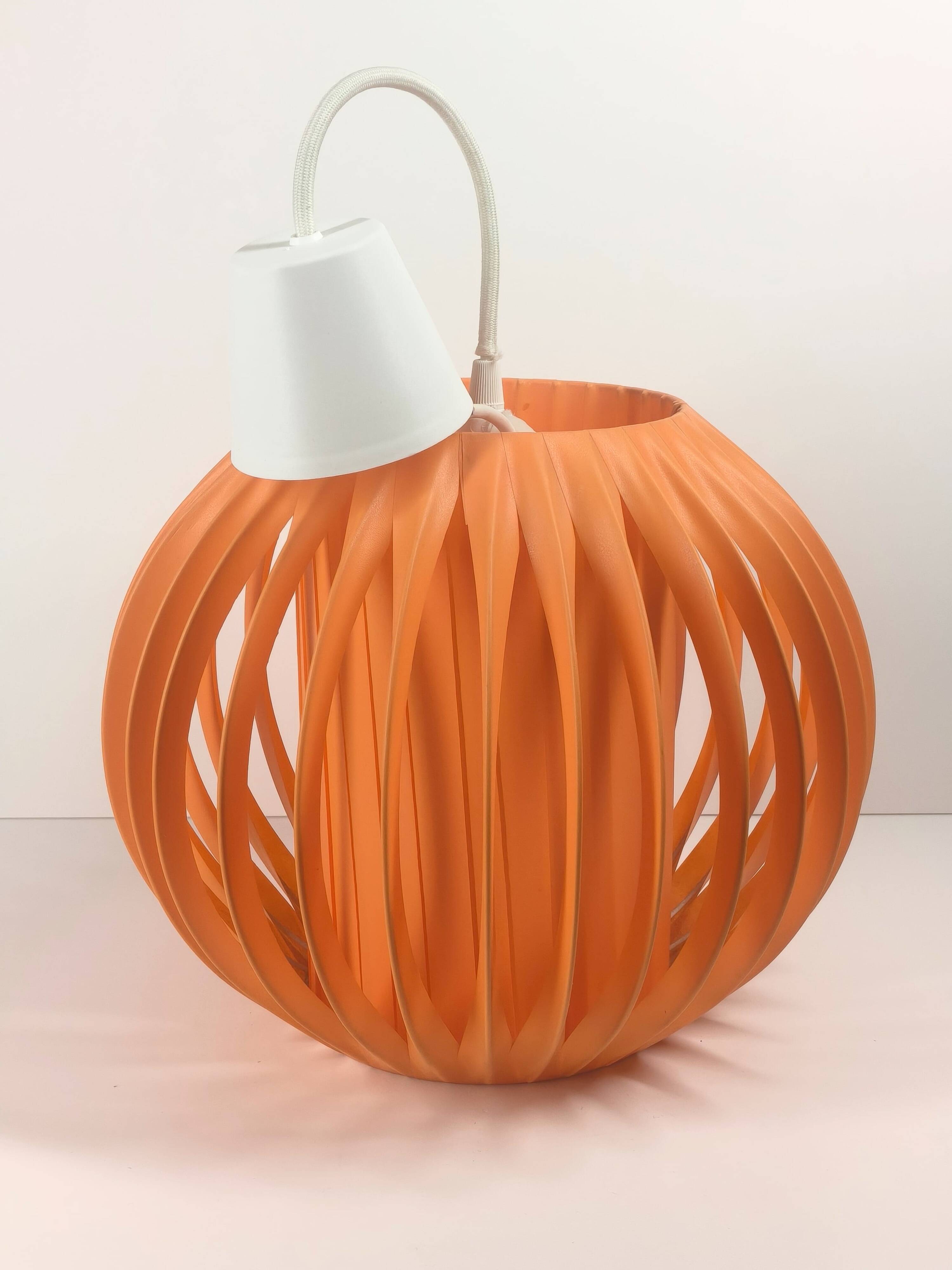 Vintage pendant lamp - Dutch design - Orange - Space Age