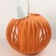 Vintage pendant lamp - Dutch design - Orange - Space Age