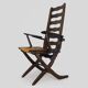 Beech armchair, deckchair by Triconfort, France 1960