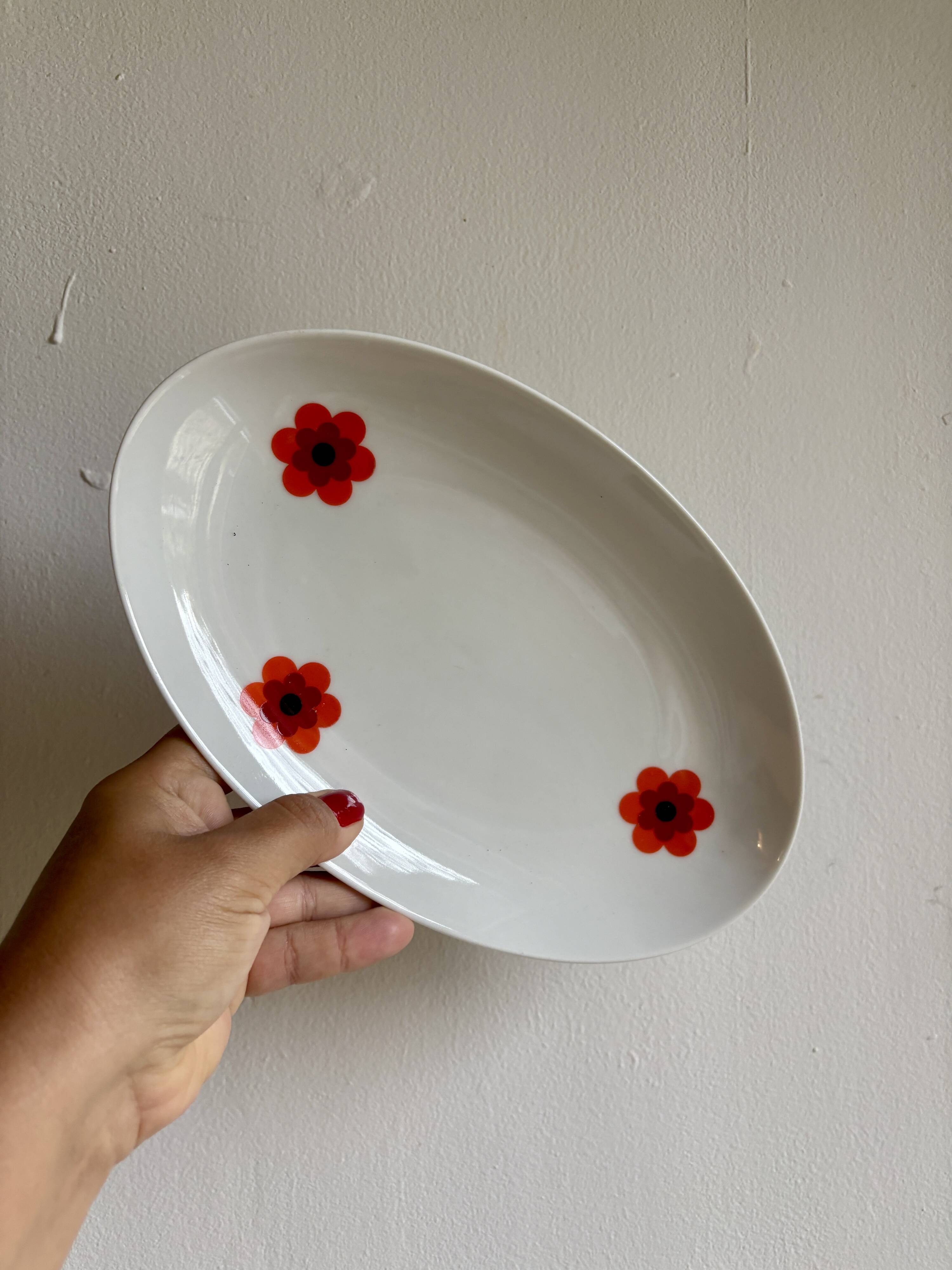 Set of 2 vintage Scherzer BAVARIA dishes.
