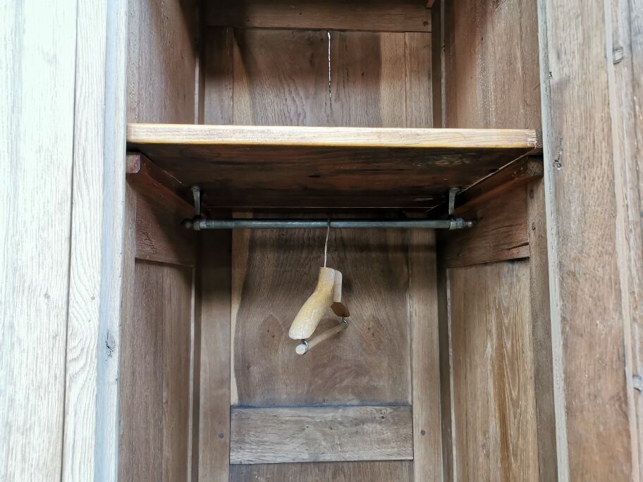 Wooden locker room bank of France period 1930