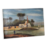Tableau orientaliste signé