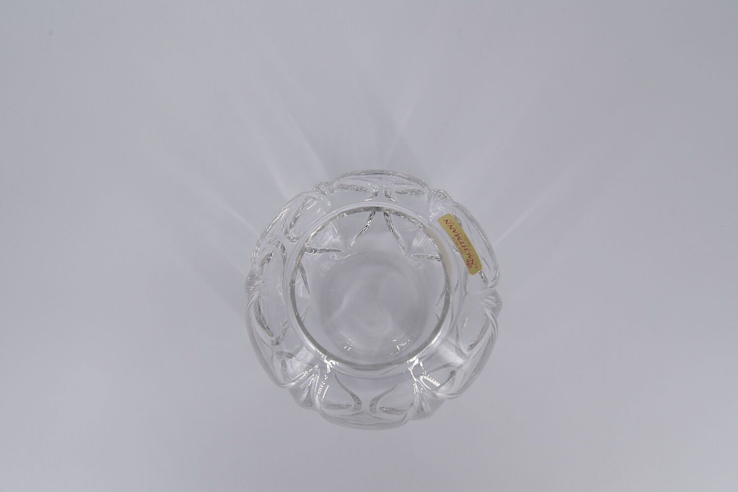 German Crystal Ball Vase from Nachtmann, 1960s