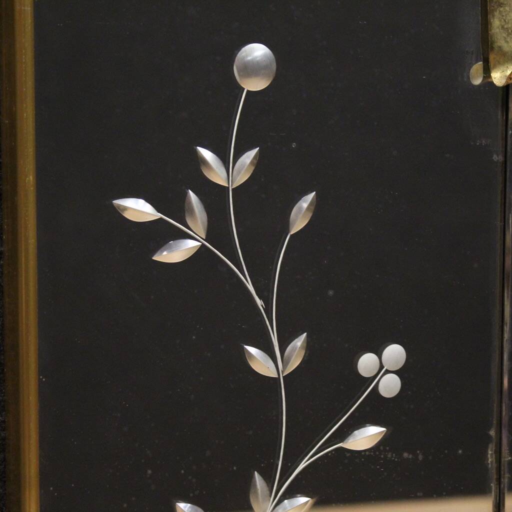 20th-century designer mirror coat rack