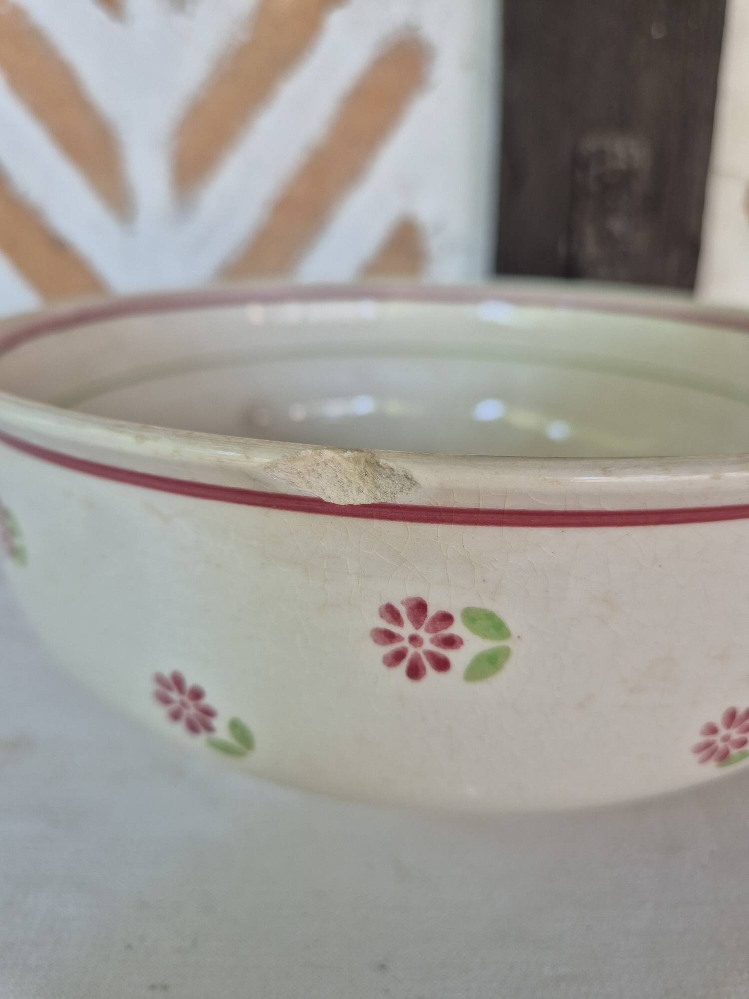 Gien Christiane vegetable salad bowl