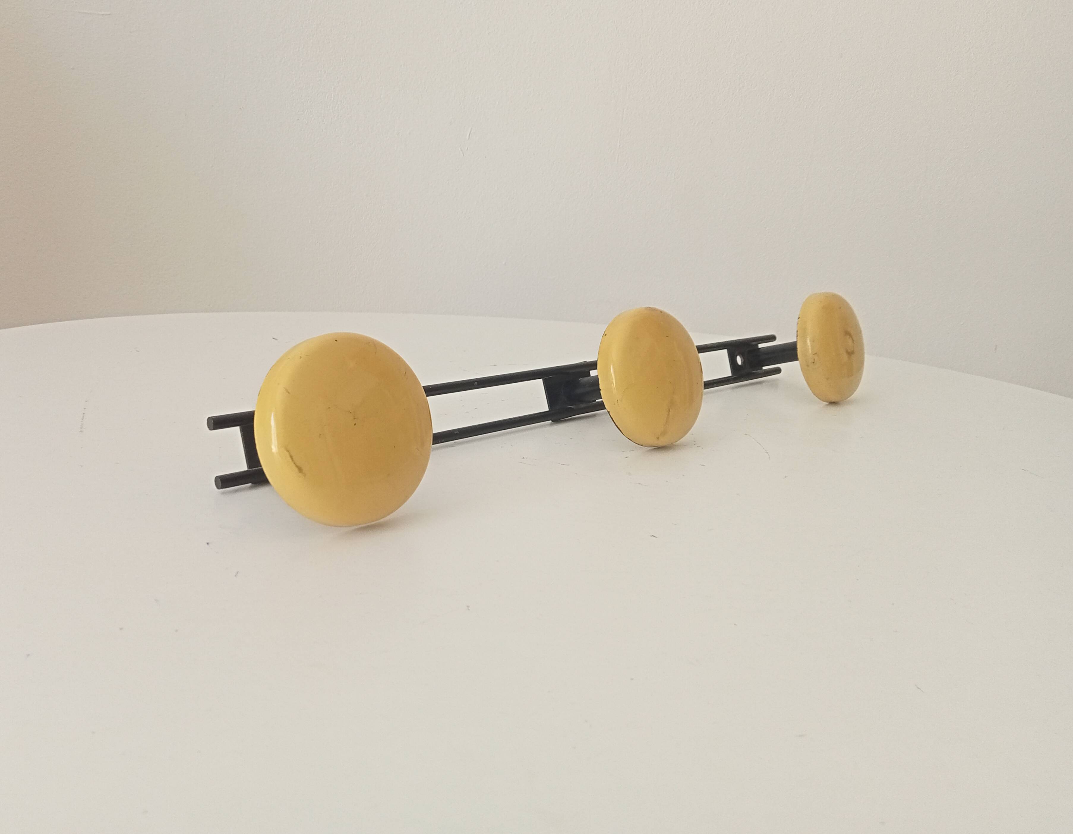 Vintage wall coat rack from the 60s/70s.