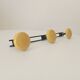 Vintage wall coat rack from the 60s/70s.