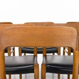 Set of 6 dining chairs by Niels O. Møller, Model 75