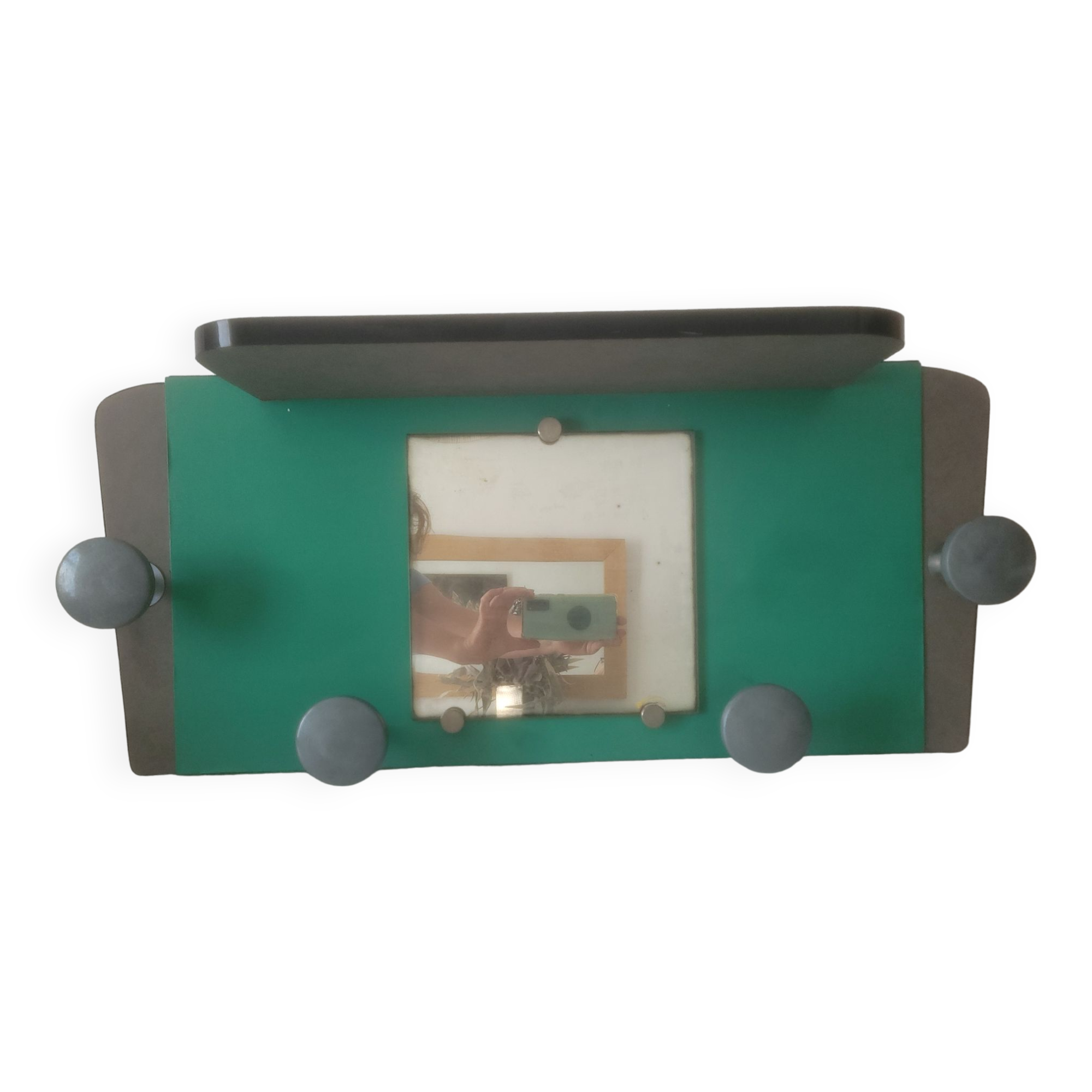 Vintage wall coat rack