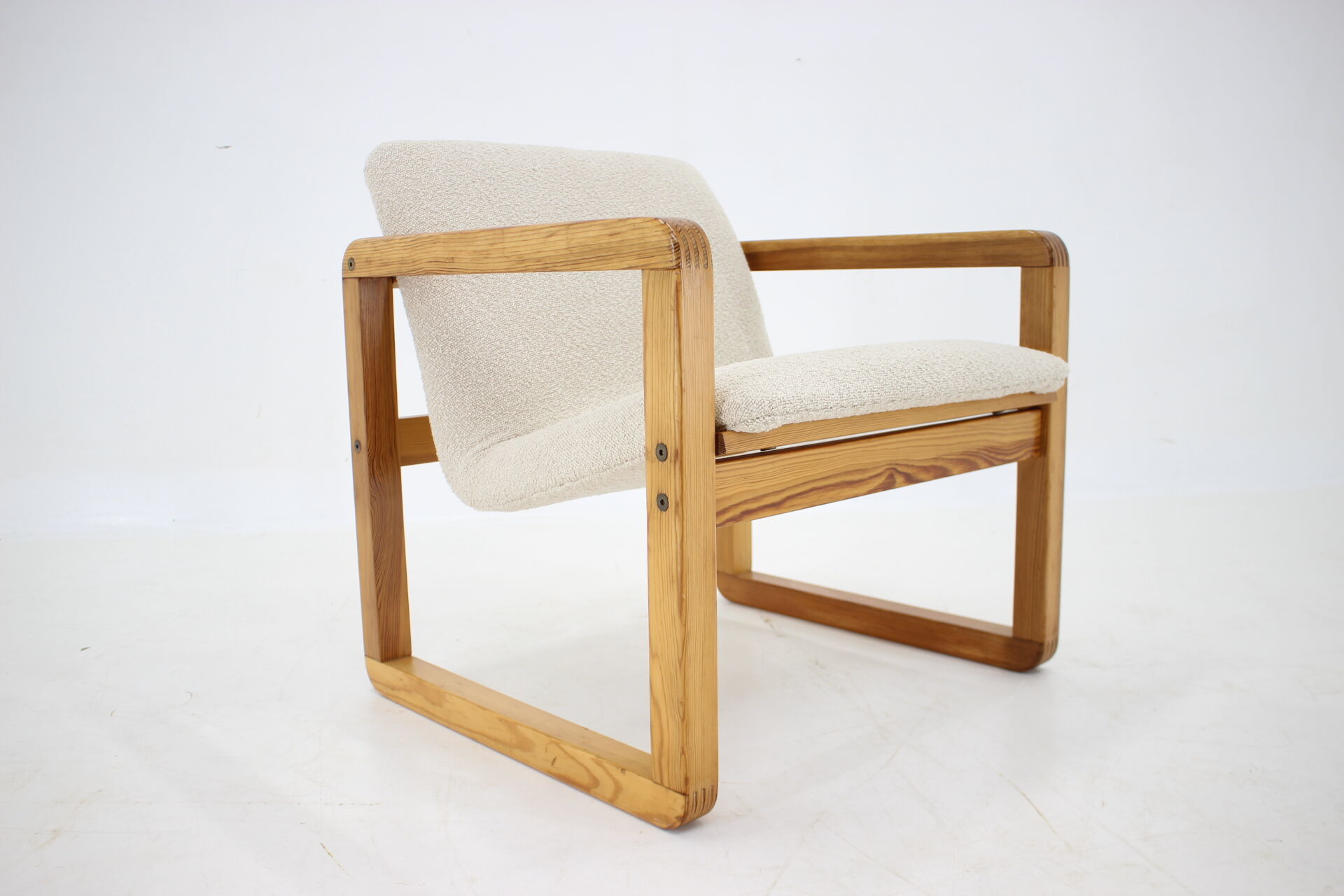 1970s Armchair in Boucle