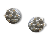 set of 2 modernist 70s german wall lights made by COSACK, Germany | Applique