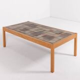 Danish Modern Ceramic Top Coffee Table from Sallingboe