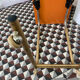 Table d’appoint vintage Werzalit – années 60/70 – plateau orange