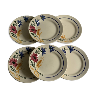 Sarreguemines dessert plates