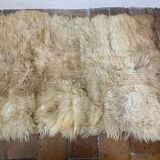 Goat skin rug