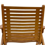Vintage set of four Rex Plywood folding chairs by Niko Kralj design 1950