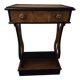 Lyre bedside table
