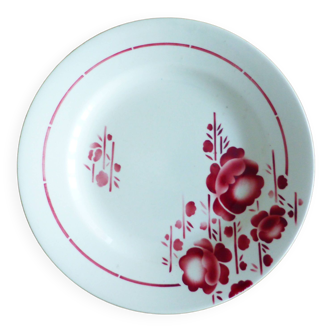 1 assiette plate de St Amand 221230